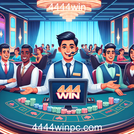 Experimente a Emoção do Jogo ao Vivo no 4444win